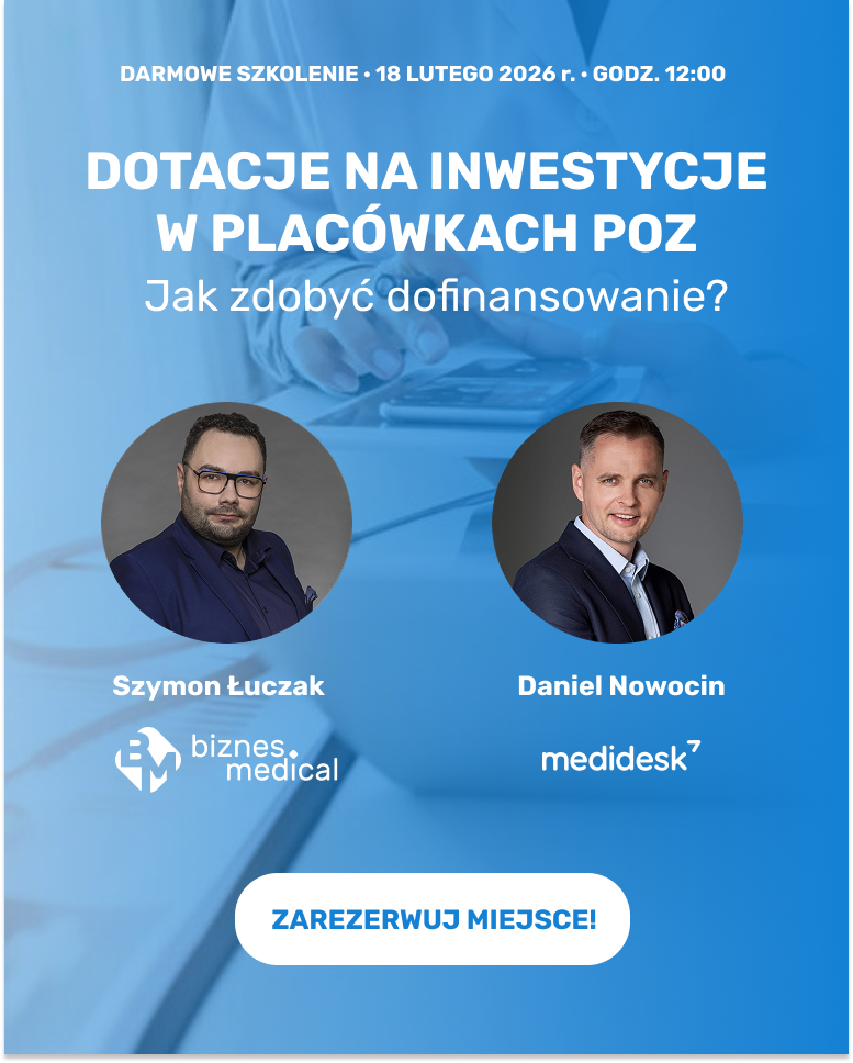 Bezpłatne szkolenie: jak placówki POZ mogą pozyskać do 600 000 zł dotacji w 2026 roku