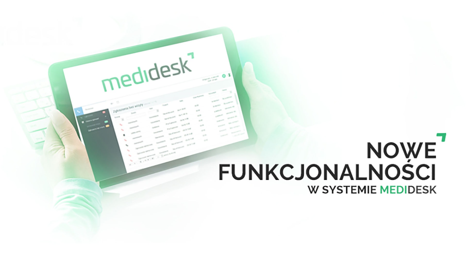 Nowe funkcjonalności w systemie Medidesk