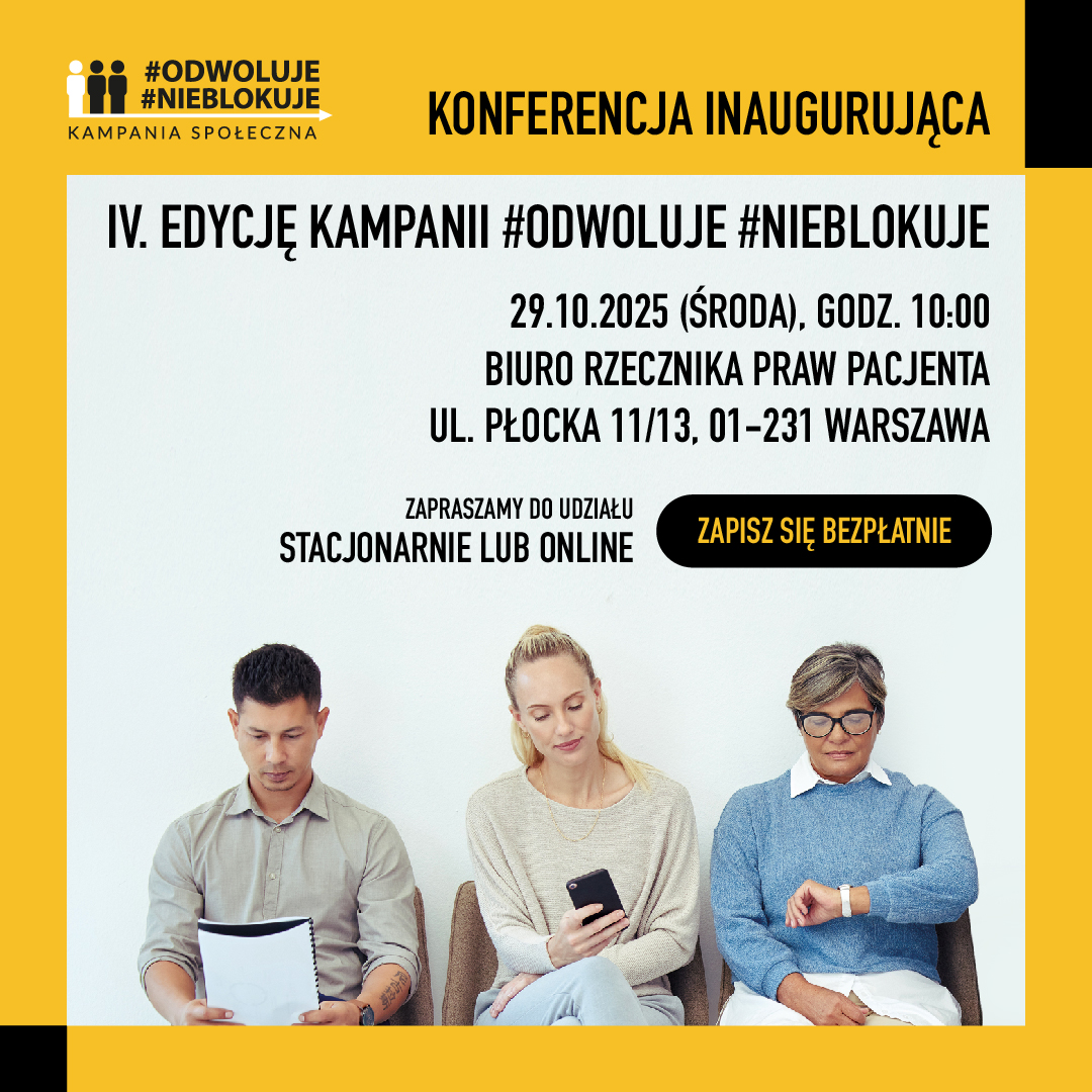 Medidesk  wspiera kampanię #Odwołuję #NieBlokuję – startuje 4. edycja akcji na rzecz odpowiedzialnego korzystania z wizyt medycznych