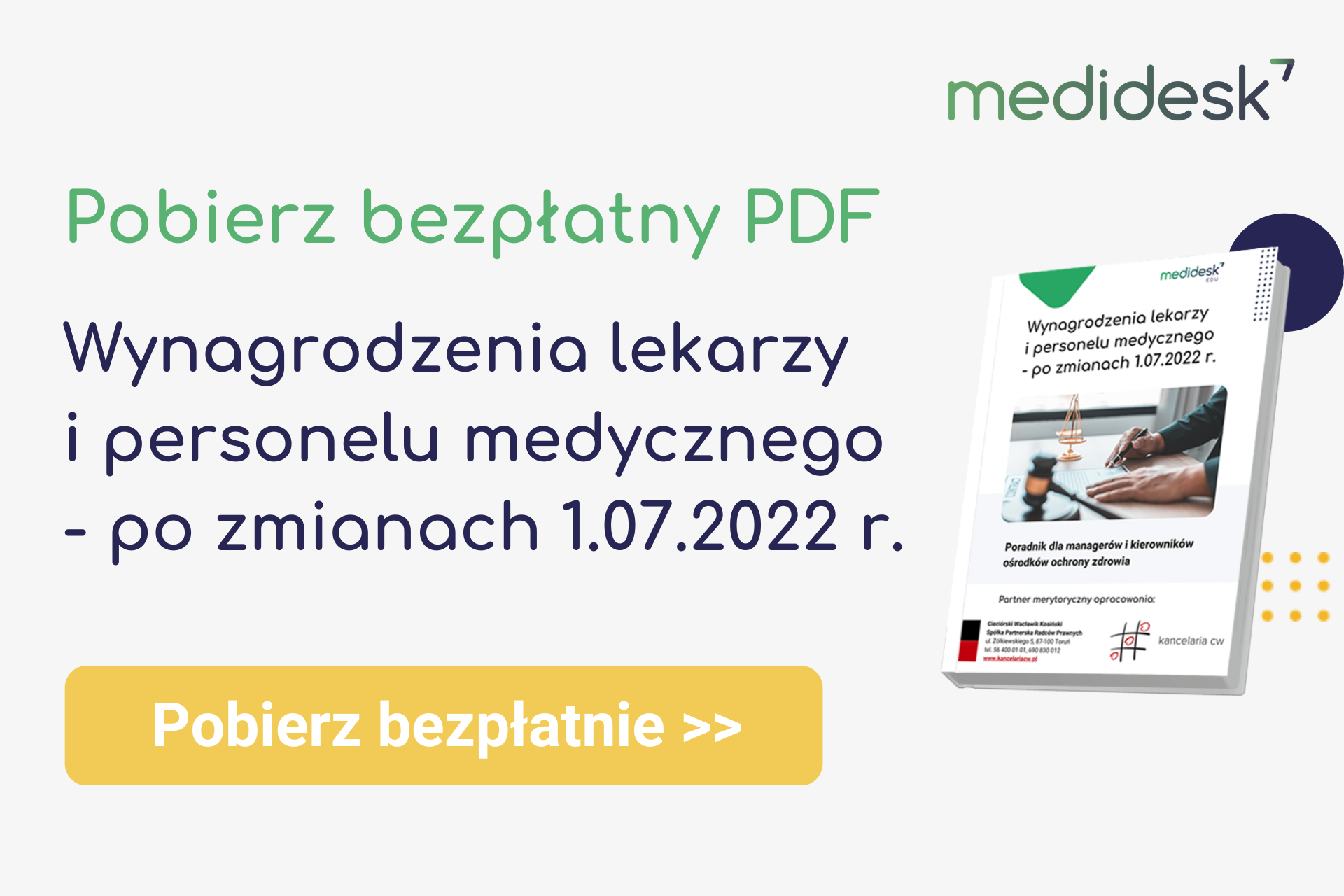 Bezpłatny poradnik – wynagrodzenia lekarzy i personelu medyczne